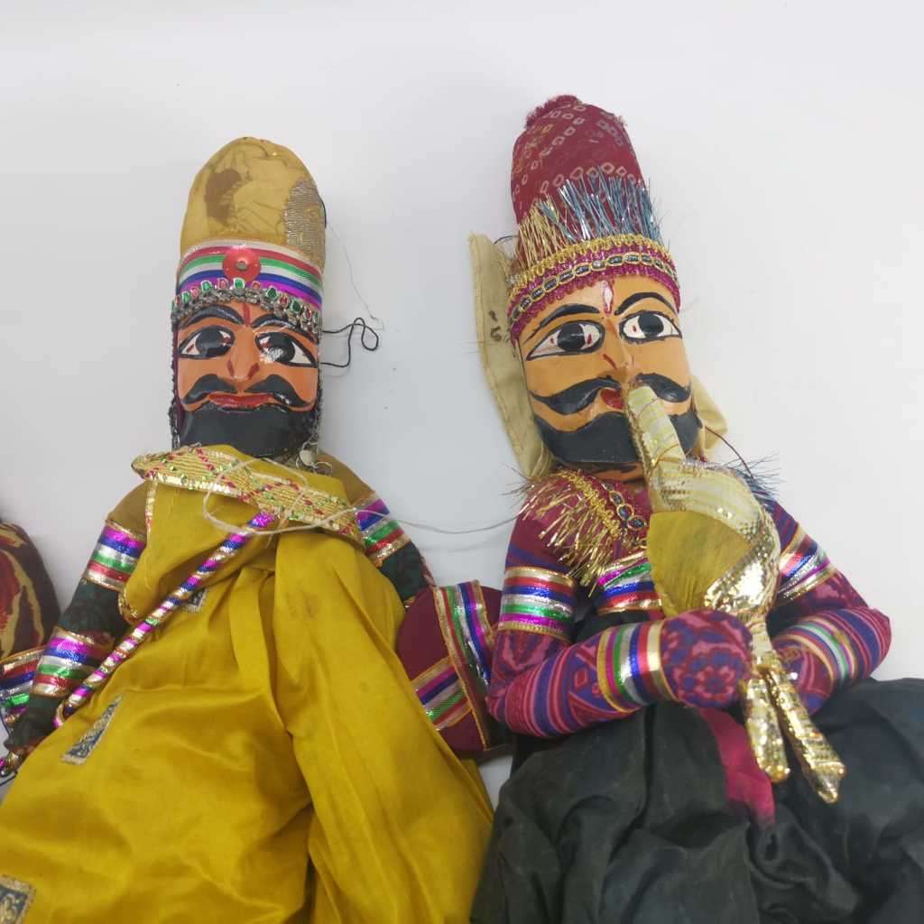 Oriental Highly Detailed Hand Crafted Vintage Oriental Puppets Bid